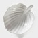 Porcelain salad Magistro "Blanche. Sheet ", 800 ml, 24.5 × 20.5 cm, white color