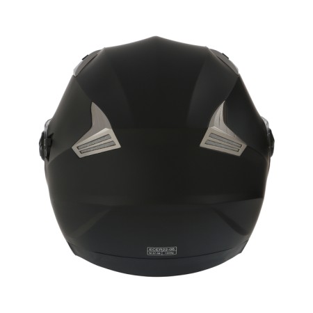 The helmet open with two visors, size M (57-58), model-BLD-708E, black matte-7