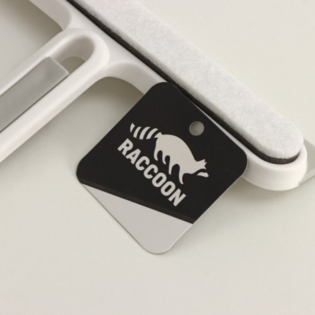 The Raccoon "compact" tweezer, abrasive detergent, additional brush in the handle, TPR.-7