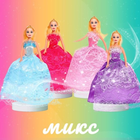 Кукла-модель «Лиза» в платье, цвета МИКС-3