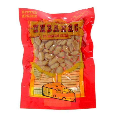 Arachis Pivakhis, fried salty, with the taste of cheese, 50 g