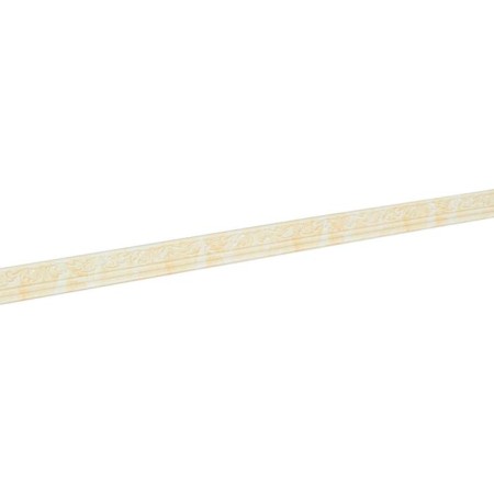 Self -adhesive PVC plinth 3D beige, monogram, 2.3m-1