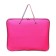 Folder with handles textile A4, 340 x 260 x 20 mm, "Office" 1Sh42 "Lux", inner pocket, pink