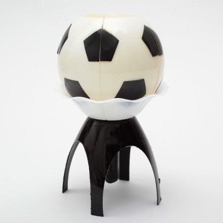 Candle for the cake musical "ball", white-black-5