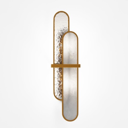 Bra Maytoni Mod099WL-02G2, E14, 2x40 W, 175x130x670 mm, brass-4