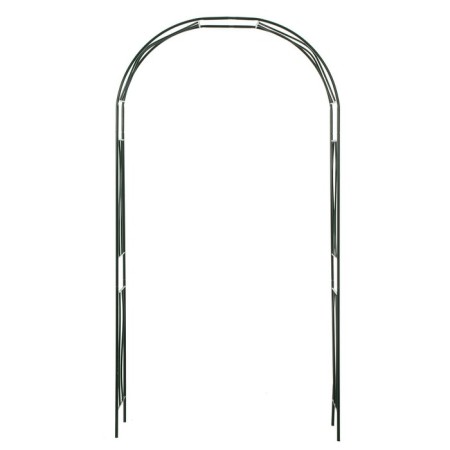 Sadovaya arch, collapsible, 240 × 125 × 36.5 cm, metal, green, "wave"-1