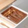 Tiles for cutlery "Woody", 36 × 29 × 5 cm, 5 departments