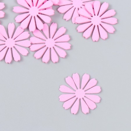 The workpiece of Foamiran "Flower" 2.5 cm, thickness. 1mm, set 10 pcs, pink