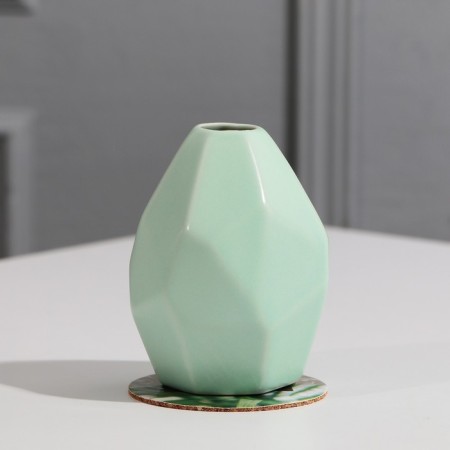 Vase for flowers and stand “Happiness inside”, 9 x 7 x 7 cm.-1