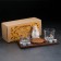 The set "impenetrable", 2 glasses 200 ml with a bullet, stones for whiskey 4 pcs. in a bag, stand