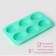 The form for baking is the “figure. Oval ", silicone, 28 × 16 × 2 cm, 6 cells, color mix