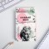 Set "call me art", cover for a passport and a business card