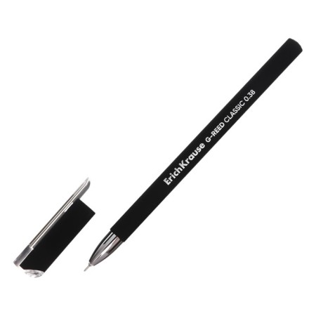 Gel pen Erichkrause G-Reed Stick Classic Node 0.38 mm, ink black, continuous line length 900 m-3
