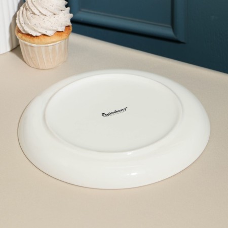 Porcelain plate "Universal", d = 21 cm, white-2