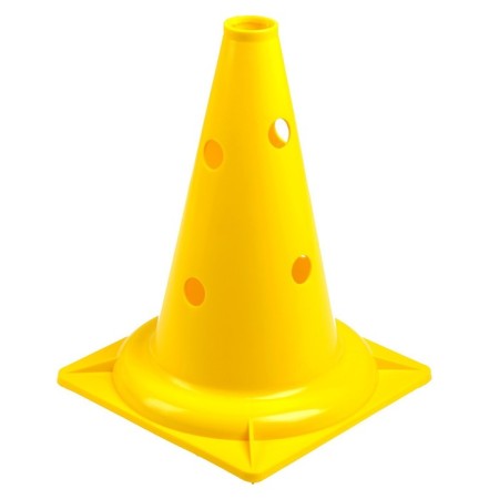 Cone with holes, yellow