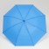 Umbrella - semi -automatic cane "plain", 8 spokes, r = 47 cm, blue color