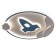 Luer with DNO "Flight" LED 160W 3000-6000K White-blue 50x53x5.5 cm Bayerlux