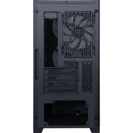 The ACCORD AM08 case is black without PSU ATX 2xusb3.0 1xusb3.1 Audio Bott PSU-7