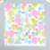 Scrapbooking paper "Bright circles" density 180 g 30.5x32 cm