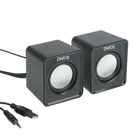 Computer speakers 2.0 Dialog Colibri AC-02ur, 2x3W, USB, Black