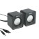 Computer speakers 2.0 Dialog Colibri AC-02ur, 2x3W, USB, Black