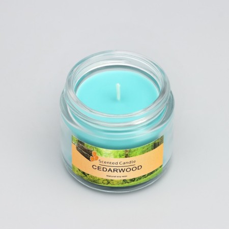 Aromatic candle "Cedarwood", 5*5cm, 140 gr-3