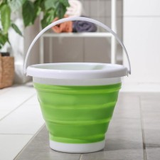 Folding bucket, 5 l, 26 × 26 × 20 cm, color mix