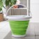 Folding bucket, 5 l, 26 × 26 × 20 cm, color mix