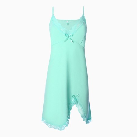 Night shirt female "double openwork", menthol color, size 54