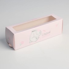 Box for Makarun, confectionery packaging 