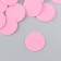 Felt circles (D 2.5-3.5 cm), 1mm, 50 pcs, pale pink