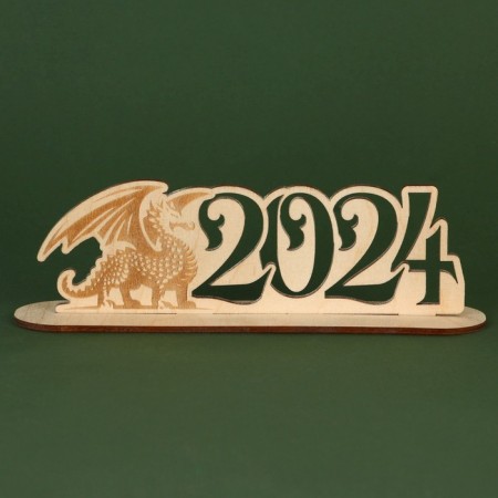 New Year's desktop decor "Dragon SG2024" 18.8 x 4.3 x 5.8 cm-1