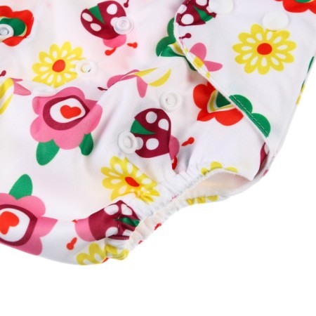 Reusable diaper + 1 insert in the kit "Butterflies"-6
