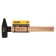 Denzel 10437 locksmith hammer, forged square steel, beech handle, 1000 g
