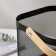 Universal Basket LADOM, 26.5 × 25.5 × 18 cm, black color