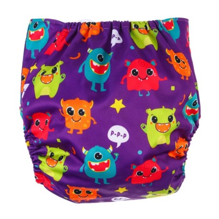 Reusable diaper "monsters"-4