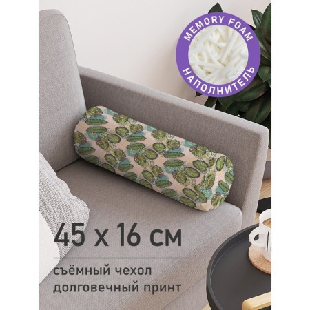 Pillow Golk "Tropical atmosphere, decorative, size 16x45 cm