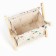 Newspaper, stand for books and magazines "Paris", 26 × 16 × 23 cm, beige