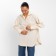 Women's shirt Minaku: Casual Collection Milk color, river 48