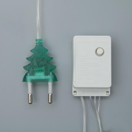 Garland "thread" 4 m with nozzles "Ball Wire", IP20, transparent thread, 20 LED, glow of multi, 8 modes, 220 V-5