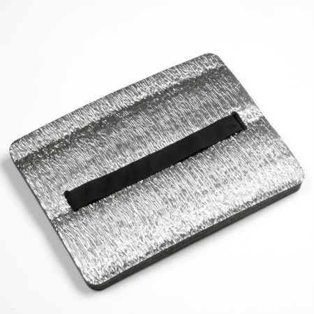 Tourist seat, with a protective coating of 35 x 25 x 2 cm