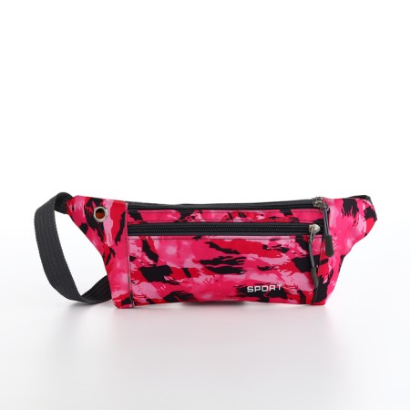 Waist bag 30*1.5*10 cm, lightning department, 2 n/pocket, pink-2