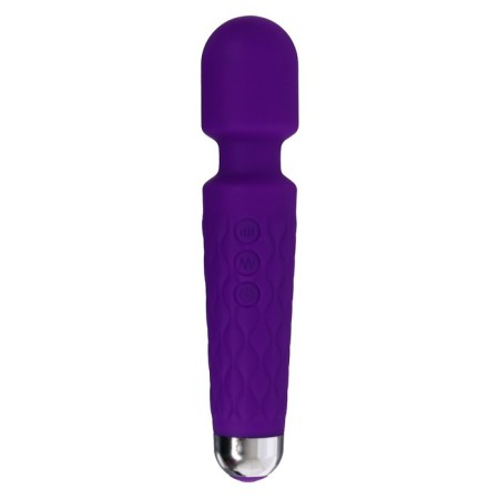Massage vibrator, 20 frequencies, 16 modes, 20.4 × 4.2 cm, purple