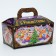 New Year. Gift box New Year's chest updated "winter fun" 25 x 15 x 15.5 cm.