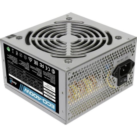 Aerocool ATX 400W ECO-400, 24+4PIN, PPFC, 120 mm FAN, 2XSATA, RTL power supply