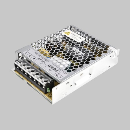 Power supply Led Strip 220203, 100W, 3x9.7x12.9 cm, silver color-1