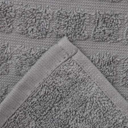 Lovelife "Chique" towel 50*90 cm, col. gray, 100% cotton, 400 g/m2-3