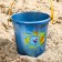 Set for playing in the sand: bucket, scoop, rake, 3 molds, mixes