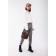 Bag-tout on lightning, brown color