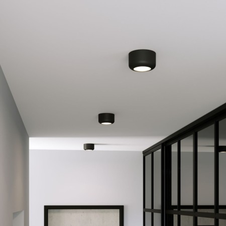 Lamp ceiling Elektrostandard, Onde LED 15 W, 120x120x80 mm, IP20, black color-2